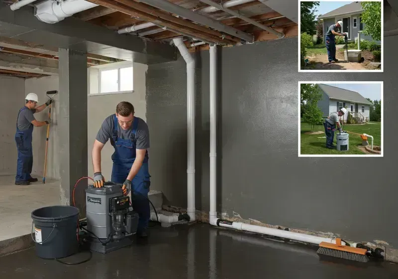 Basement Waterproofing and Flood Prevention process in Ashburn, IL